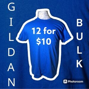 GILDAN blue size Large Tshirt 12 for $10